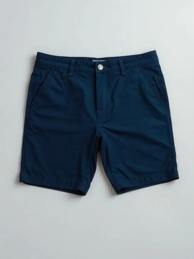Navy Chino Shorts